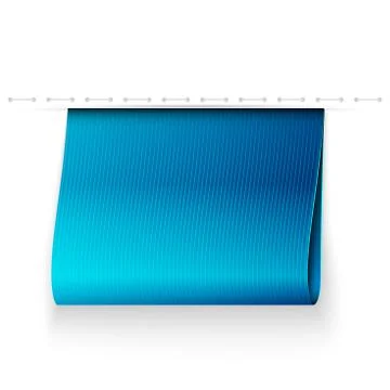 Blue ribbon Stock Illustration