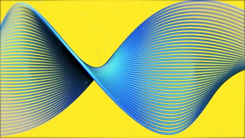 Blue Ribbons Loopable Stock Footage 95251682