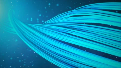 Blue Ribbons Loopable Stock Footage 100602209