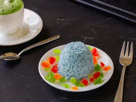 Blue rice Stock Photos