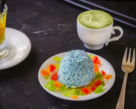 Blue rice Stock Photos
