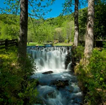 Blue ridge falls Stock Photos