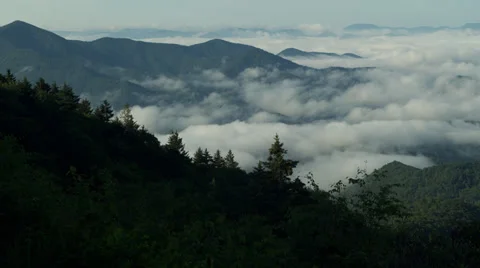 Blue Ridge Mountain timelapse Stock Footage 36070455