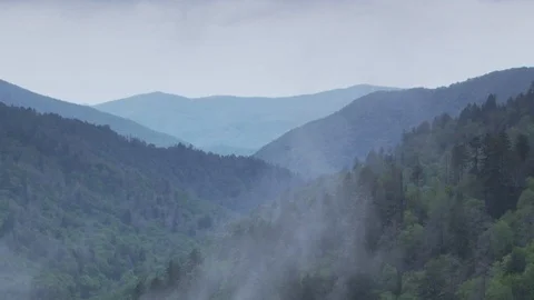 Blue Ridge Mountains Stock Footage 123909679