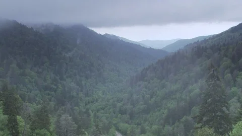 Blue Ridge Mountains Stock Footage 123909782
