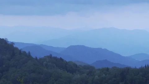 Blue Ridge Mountains Stock Footage 123910454