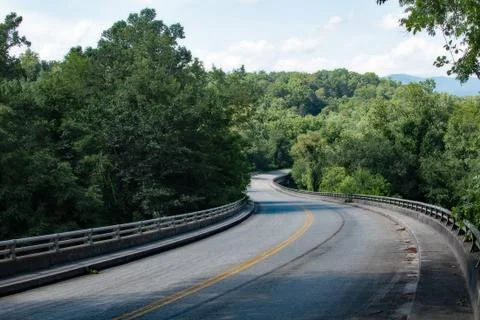 Blue Ridge Overpass Stock Photos