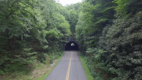 Blue Ridge Parkway #2 Stockbeeldmateriaal 128403175