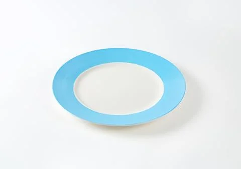 Blue ring with inner white circle shape Stock Photos