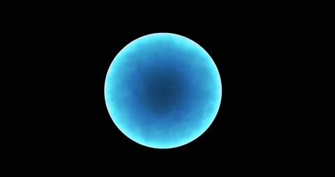 Blue ring of lightning, planet earth, globe made of particles metaverse Abstract Stock Footage 170644471