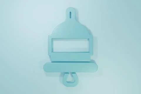 Blue Ringing alarm bell icon isolated on blue background. Fire alarm system.. Stock Illustration