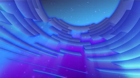 Blue Rings background Stock Footage 2537720