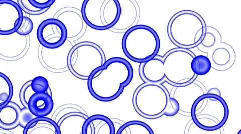 Blue rings Stock Footage 8995531