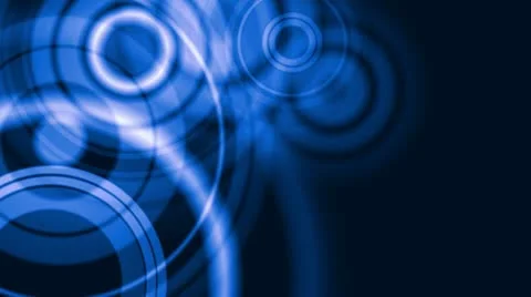 Blue rings Video stock 11386139