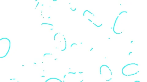 Blue rings on a white background 库存影片 125697597