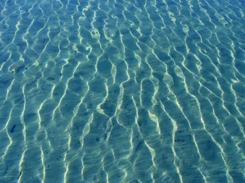 Blue ripples Foto stock