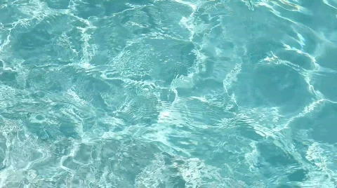 Blue Rippling Pool Water Stock Footage 500975