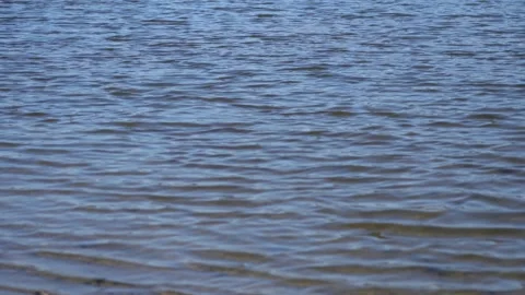 Blue rippling water of river. Abstract 4... | Stock Video | Pond5