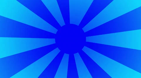 Blue rising sun slower spin HD Stock-Footage 36093394