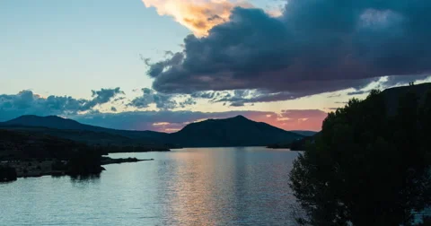 Blue Rive Colorado Sunset Time-lapse Stock Footage 41669649