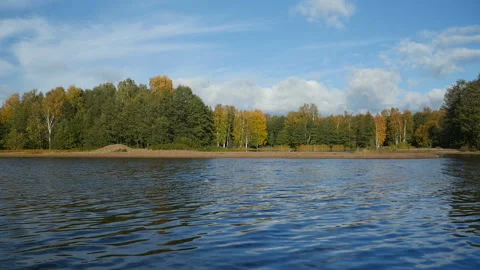 Blue River Landscape Stock Footage 105942552