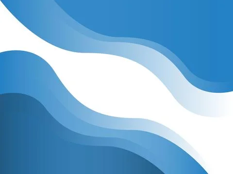 Blue river ocean water wave fluid. Stock Illustration