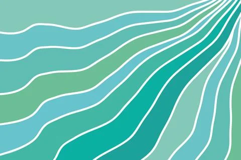 Blue river ocean wave layer vector Stock Illustration