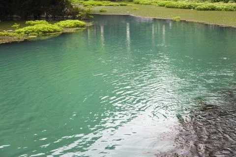 Blue river Stock Photos