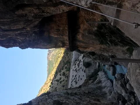 To the blue river Stock Photos