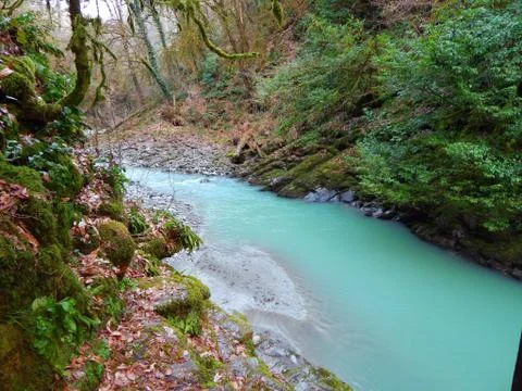 Blue river Fotos de archivo