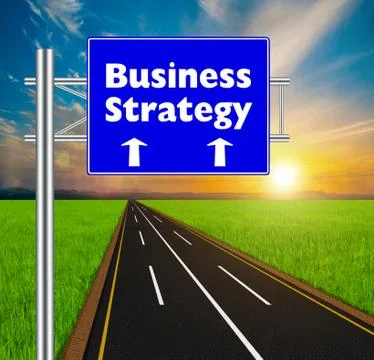 Blue Road Sign concept Stock Photos