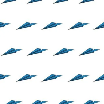 Blue rocket pattern Stock Illustration