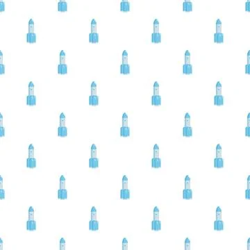Blue rocket ships repeated pattern for space exploration Illustrazione stock