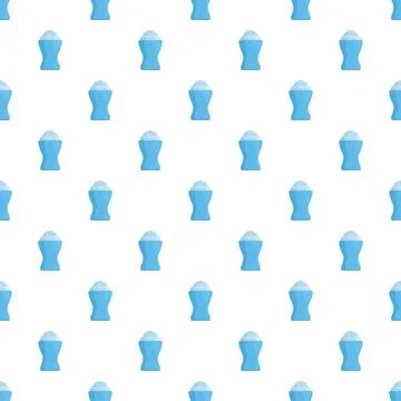 Blue roll on deodorant pattern creating seamless background Stock Illustration