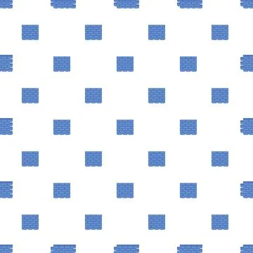 Blue roof tile seamless pattern background texture Illustrazione stock