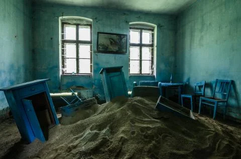 Blue room Stock Photos