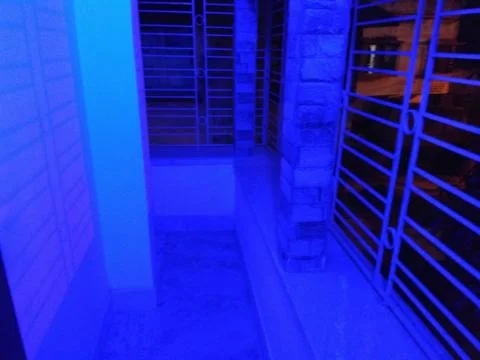 Blue room Stock Photos