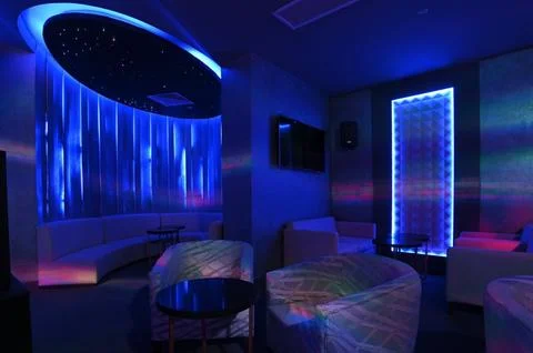 Blue room Stock Photos