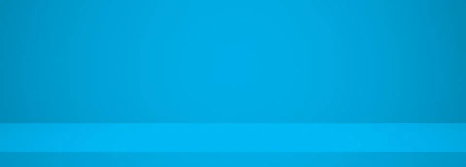 Blue room in the render. Background studio gradient used display, website bac Stock Illustration