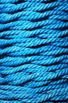 Blue rope Foto stock