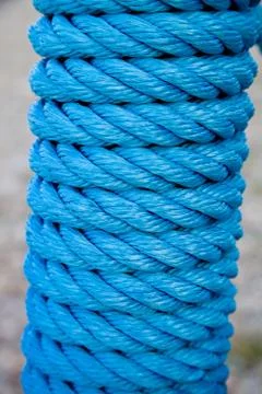Blue rope Stock-Fotos