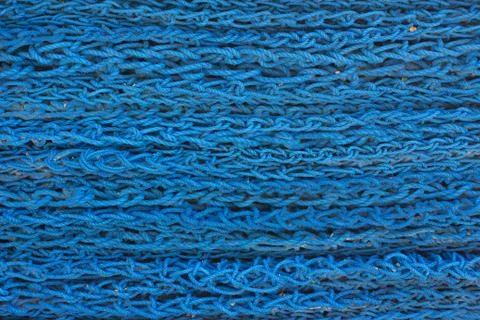 Blue Rope Stack Stock Photos