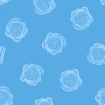 Blue roses Stock Illustration