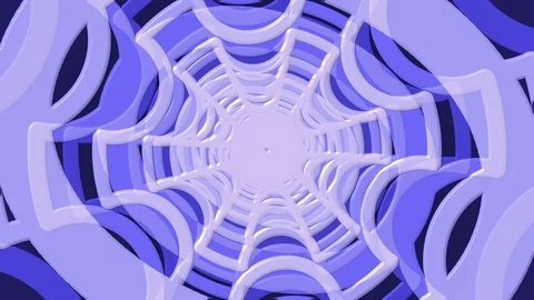 Blue Rotating Circle Cutout Stock Footage 100175758