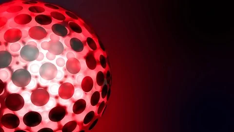 Blue rotating globe seamless background texture for broadcast and presentation Video stock 72010962