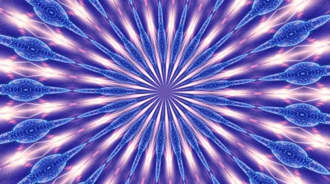 Blue rotation abstract background made up of many small elements 2 Video stock 61168198