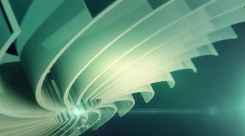 Blue rotor in motion Stock Footage 41204244