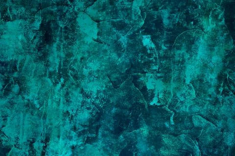 Blue rough plaster abstract psychedelic background Stock Photos