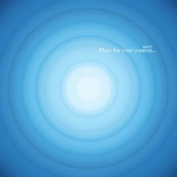 Blue round abstract background. 库存插图