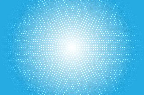Blue round and circle background with dot spot pattern. Vector 스톡 일러스트